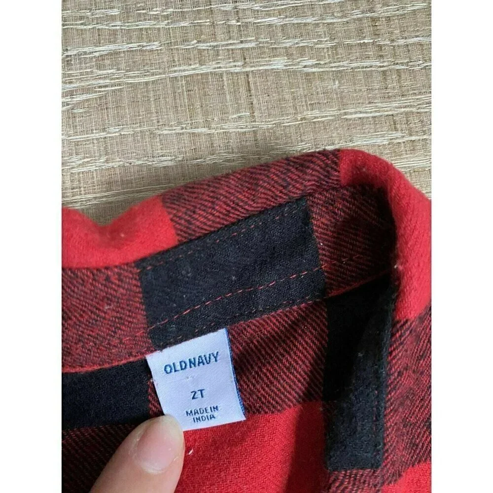 Buffalo Plaid Flannel Button Up Shirt